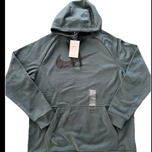 Nike Men’s Pine Green Therma-Fit Pullover Hoodie Size Large